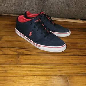 Polo Ralph Lauren Mens Hanford Sneakers Tennis Shoes Canvas Size 13D